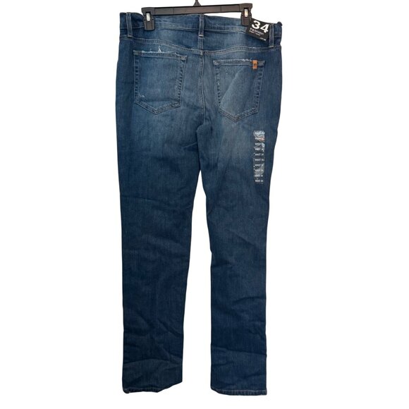 Joes Jeans The Brixton Mens 34 Straight & Narrow Distressed Denim Blue - Picture 2 of 7